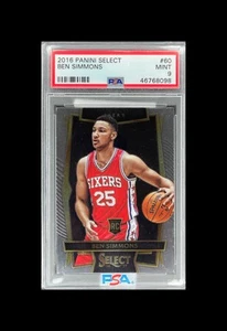 2016-17 Panini Select Ben Simmons #60 PSA 9 Rookie RC - Picture 1 of 3