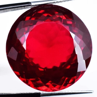 47 Ct 20.88 MM Round Natural Red Pyrope Garnet Certified Gemstone From Tanzania - Image 1 of 4