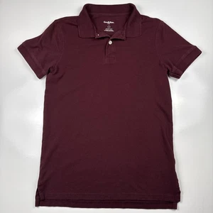 Goodfellow & Co Loring Polo Hombre Pequeño Borgoña Manga Corta Informal Top - Imagen 1 de 8