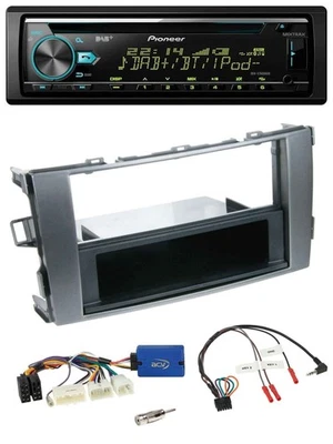 Pioneer DAB Lenkrad CD USB Bluetooth Autoradio für Toyota Auris 2011-2012 anthra - Bild 1 von 4