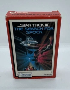 Star Trek Ill The Search For Spock 8mm Video 8 Cassette - Foto 1 di 5