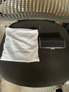 VTG Judith Leiber Structured SWAROVSKI Crystal Mini Chain Strap Clutch Handbag - Picture 1 of 12