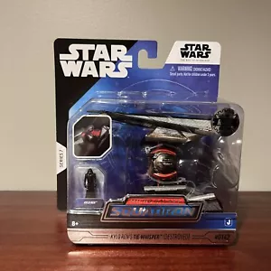 RARE 15000 Star Wars Micro Galaxy Squadron Kylo Ren's Tie Whisper Destroyed 0142 - Picture 1 of 6
