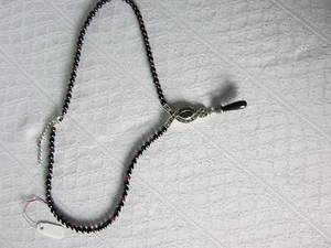 Garnet Bead Necklace Marcasite .925 SS Onyx Pendant Extender 16 to 18 inches NWT - Bild 1 von 1