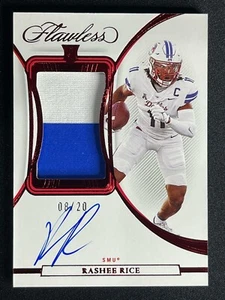 RASHEE RICE 8 /20 RUBY ROOKIE PATCH ON CARD AUTO AUTOGRAPH 2023 EINWANDFREI RPA RC - Bild 1 von 10