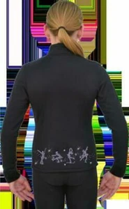 Traje de patinaje artístico ChloeNoel - Pantalones de patinaje artístico P11 y polar sólido J11 F - Imagen 1 de 2