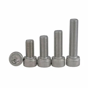 Tornillos de cabezal de enchufe de hilo fino Allen perno M6 M8 M10- A2 304 acero inoxidable - Imagen 1 de 4