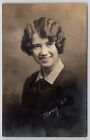 Rppc Roaring 20S Graduate "Mary" Lovely Young Flapper Girl Woman Postcard J25