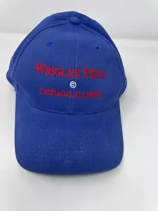 *RAR* Vintage 90s Wrigley Field Chicago Illinois Adjustable Hat Cap Nissun - Bild 1 von 7
