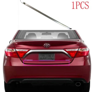 Chrome Steel Tailgate Rear Trunk Lid Strip Trim Fit For Toyota Camry 2012-2017 - Picture 1 of 6