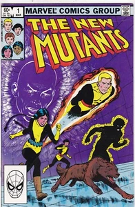 The New Mutants # 1 1983 Karma Sunspot Cannonball Wolfsbane Dani Moonstar VF - Picture 1 of 2