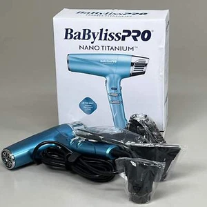 BABYLISSPRO Nano Titanium Professional 1875w Blow Dryer 2X Ion High Performance - Zdjęcie 1 z 24