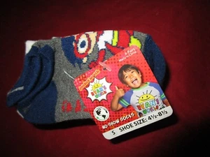 Ryan's World No Show Socks Size Small 4.5 - 8.5 Socks 6 Pair Socks - Picture 1 of 4