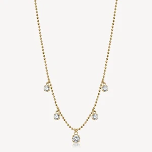 COLLANA IN ACCIAIO CON ZIRCONI DA DONNA BROSWAY LINEA DESIDERI BEIN015 (3558) - Foto 1 di 2