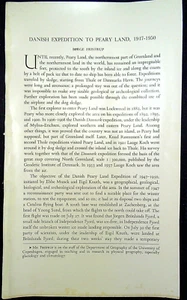 Danish Expedition to Peary Land, 1947-1950 from Geographical Review January 1952 - Imagen 1 de 3