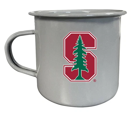 Stanford Cardinal Enameled Tin Camper Coffee Mugs Cover
