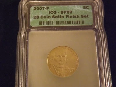 2007-P    Nickel     SP 69 - Image 1 of 2