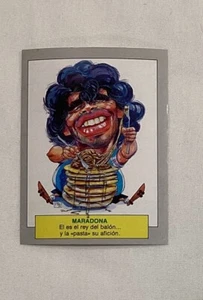 DIEGO MARADONA  1990 KARIKATAS Y CHISTORRETAS CARD #11 - Picture 1 of 3