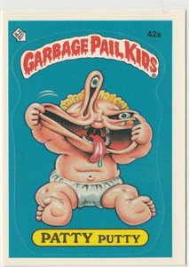 1985 Topps Garbage Pail Kids Series 2 Patty Putty 42a GLOSSY BACK GPK 2879