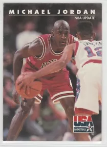 Tarjeta de baloncesto Michael Jordan 1992-93 Skybox EE. UU. NBA actualización #37 Chicago Bulls - Imagen 1 de 2