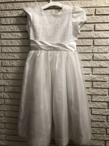 Jane Copeland girls White Special Occasion  Dress size 12 . Christmas . Easter - Picture 1 of 8