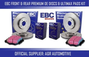 EBC FRONT + REAR DISCS AND PADS FOR AUDI A3 (8P) 1.6 2003-10 - Picture 1 of 1