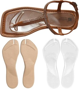 2 Pairs Cushion Insoles super thin,Gel Adhesive Arch Support for High Heels - Picture 1 of 6