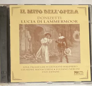 Gaetano Donizetti Lucia Di Lammermoor Pagliughi Malipiero 1995 Bongiovanni CD - Imagen 1 de 10
