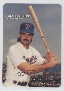 1989 Mother's Cookies Texas Rangers Stadium Giveaway Rafael Palmeiro #5