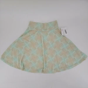 Girls Lularoe Skirt Green Orange Flared Size 10 NWT - Picture 1 of 5