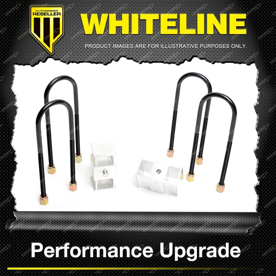 Whiteline Rear 2.5" Lowering Block Kit for Ford Falcon XE XF XG EA EB ED LTD - image 1 of 4