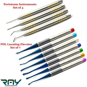 11Pcs Periodontal Ligament Instruments PDL Elevator Periotome Implant Surgery CE - Picture 1 of 10