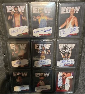 27 Card ECW AUTOGRAPH CARD COLLEZIONE CARTA STORICA E DA COLLEZIONE Wrestling - Foto 1 di 6