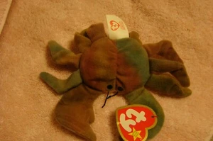TY Beanie Babies Claude the crab, 9/3/96, with hang tag - Picture 1 of 6