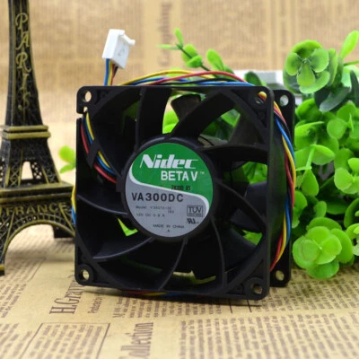 Nidec BETAV VA300DC V35072-35 12V 0.9A 8cm 80*80*38 4 wire IBM chassis fan - Image 1 of 2