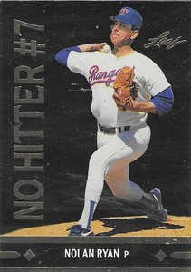 Nolan Ryan (HOF) No Hitter #7 Gold Leaf 1991 (5312)