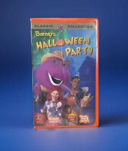 NOS Barneys Halloween Party VHS 1998 Clamshell Classic Collection Cartoon - Picture 1 of 3