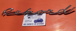 Opel Olympia, Olympia Rekord 1950 - 60 Emblem Logo NAME PLATE - Picture 1 of 8