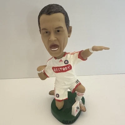 Редкие футбольные золотые ботинки Cuauhtemoc Blanco Chicago Fire MLS с качающейся головой лучшая покупка - Изображение 1 из 4