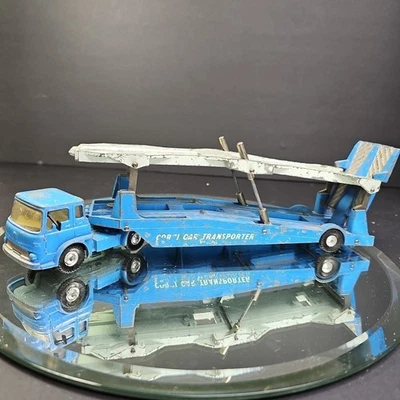 Corgi 1105 Bedford Carrimore Car Transporter Major (21101/59) Azul Británico Reino Unido Foto 1 de 4