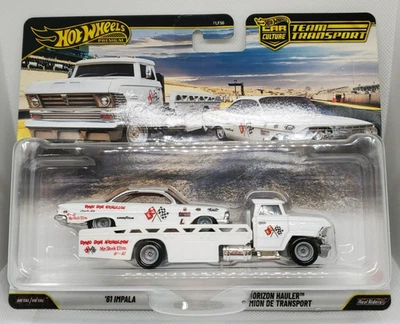 Camión Hot Wheels Premium Team Transport 61 Impala & Horizon 2025 difícil de encontrar Foto 1 de 4