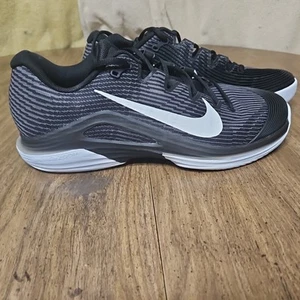 Nike Hombres 12 Vapor 12 Cancha Dura Tenis Zapatos Negro/Blanco FV5552-001 - Imagen 1 de 10