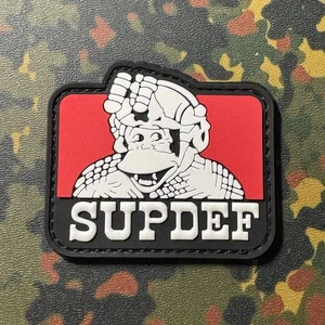 SUPERIOR DEFENSE PVC Moral Patch Haken Rücken SupDef WRMFZY FOG GBRS DirtyKid - Bild 1 von 6