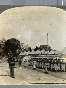 Antique 1917 Keystone Stereocard ~ 19013 Girls National Service Camp DC - Picture 1 of 9