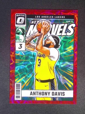 2024-25 Panini Donruss Optic Anthony Davis #5 Net Marvels Red - Image 1 of 2