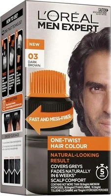 L'Oreal Men Expert One-Twist Hair Colour - 03 Dark Brown - image 1 of 4