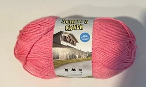 Lion Brand Schitt's Creek Yarn, Moira's Rose Color 340D 7 oz Skein 4 weight Pink - Picture 1 of 3