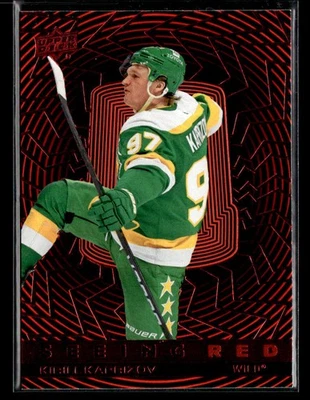 2023-24 Upper Deck Kirill Kaprizov #SR-87 Seeing Red - Image 1 of 2