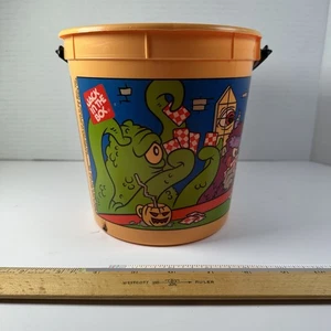 Jack in the Box Halloween Eimer Trick or Treat Orange 2005 - Vintage EUC - Bild 1 von 7