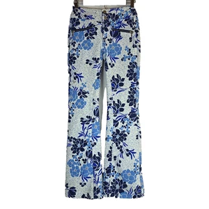 Obermeyer Resort ski pants Women Size 2 Clio Softshell Floral Print - Picture 1 of 23